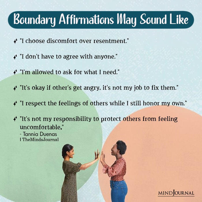 Boundary Affirmations May Sound Like