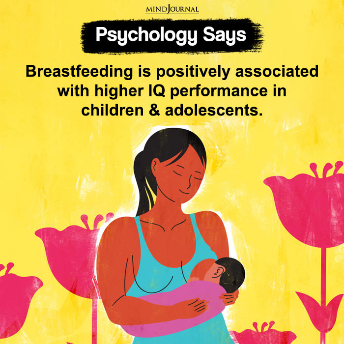 Breastfeeding is positively associated with higher IQ