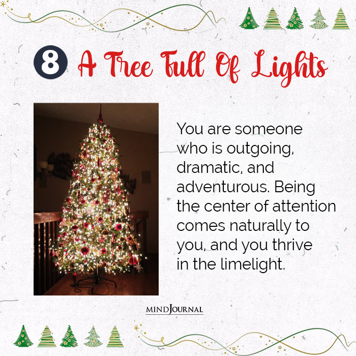 Christmas Tree Personality a tree full of light