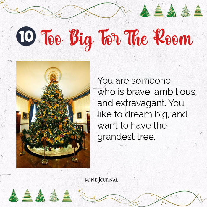 Christmas Tree Personality too big for the room