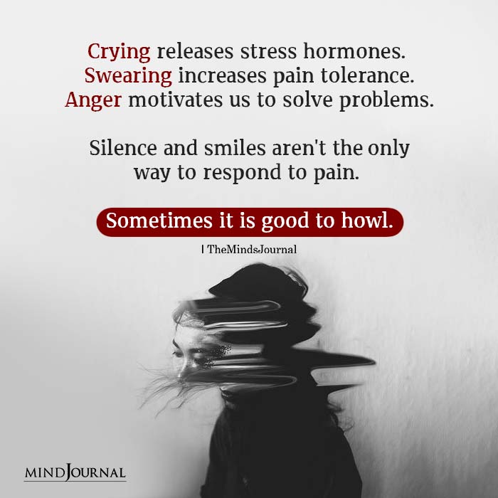 Crying Releases Stress Hormones