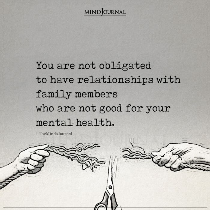 Family Members Who Are Not Good For Your Mental Health