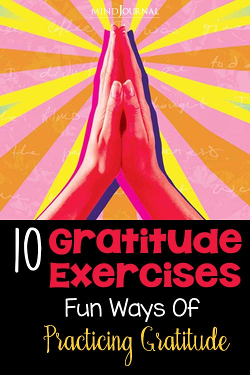 Gratitude Exercises pin