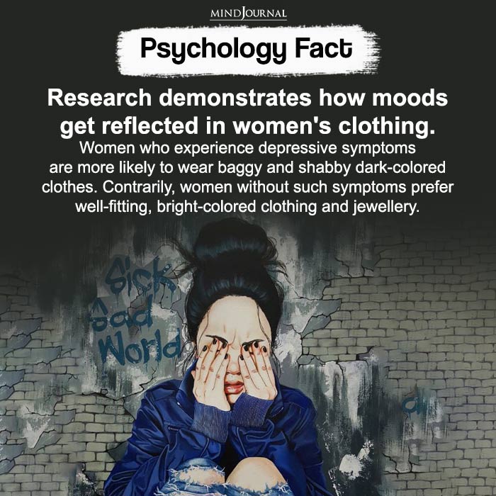 How moods get reflected in women's clothing