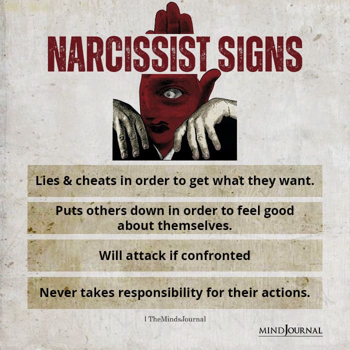 Narcissist Signs