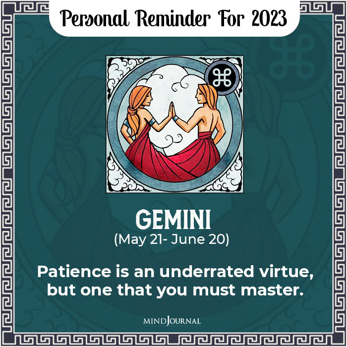 Personal Reminder For Zodiacs new year gemini