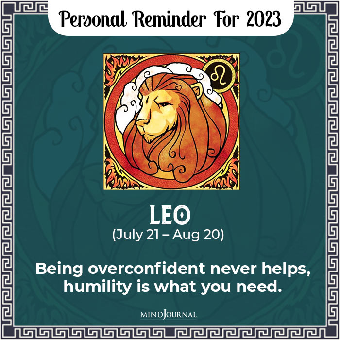 Personal Reminder For Zodiacs new year leo