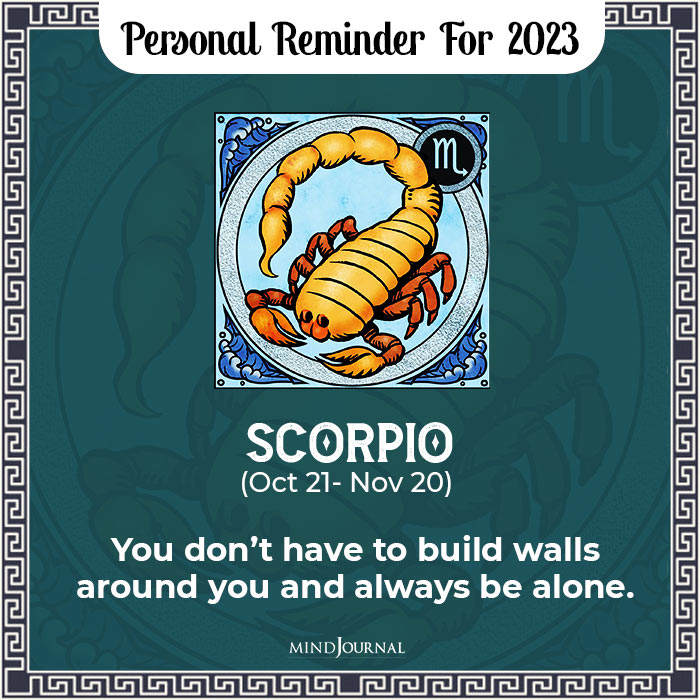Personal Reminder For Zodiacs new year scorpio