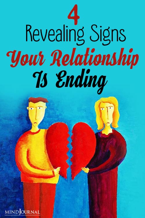 Revealing Signs Your Relationship Is Ending pin
