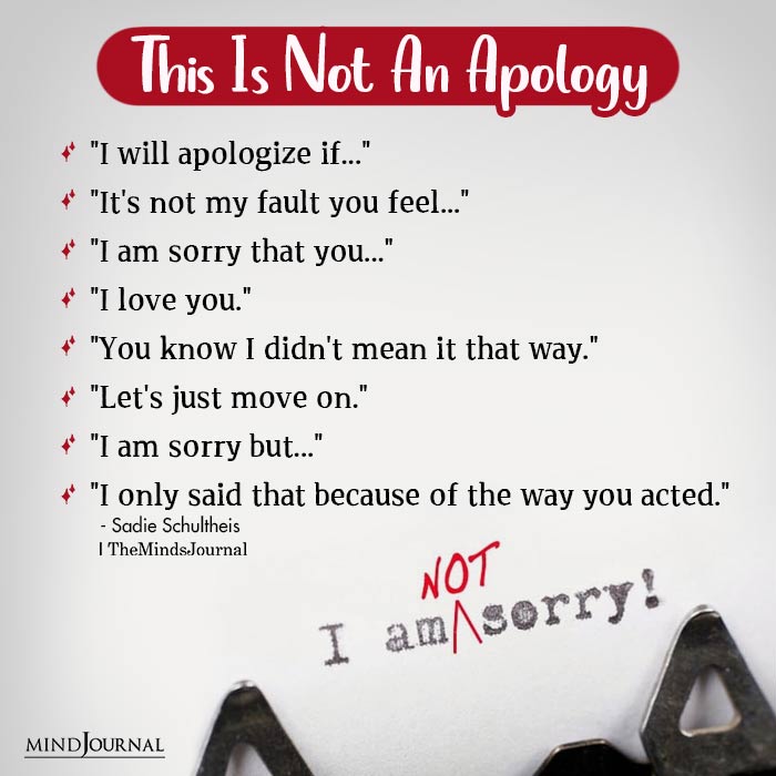 This Is Not An Apology