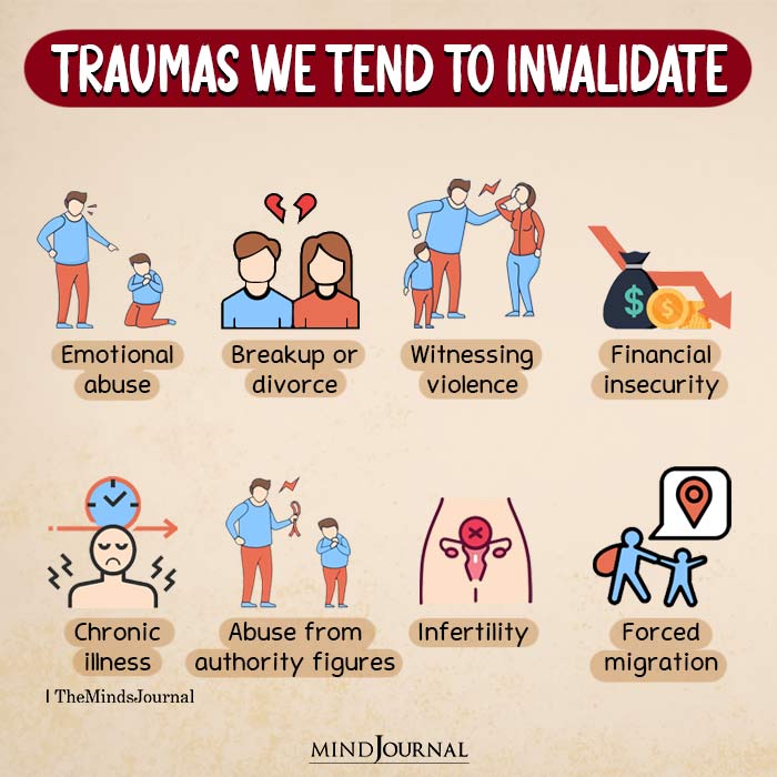 Traumas We Tend To Invalidate