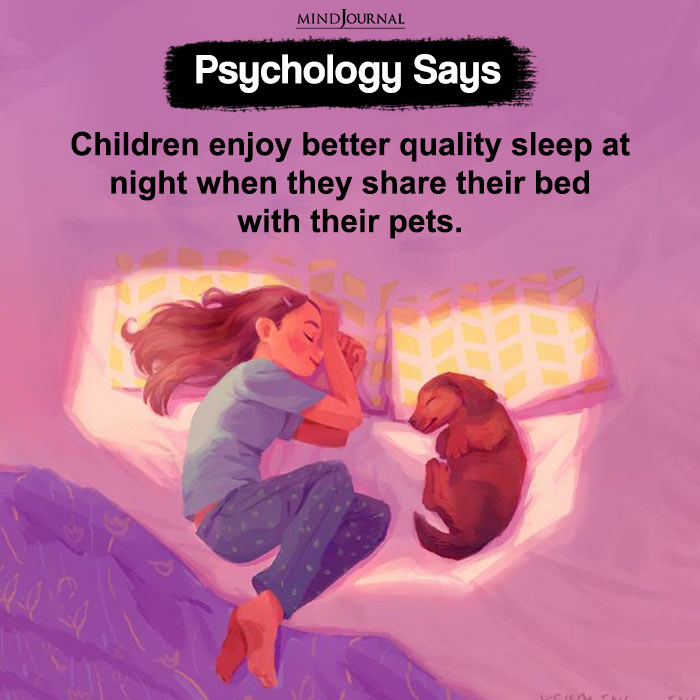 Children enjoy better quality sleep at night