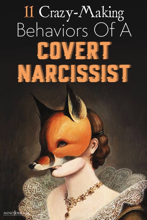 Crazy Making Behaviors Of Covert Narcissist pin