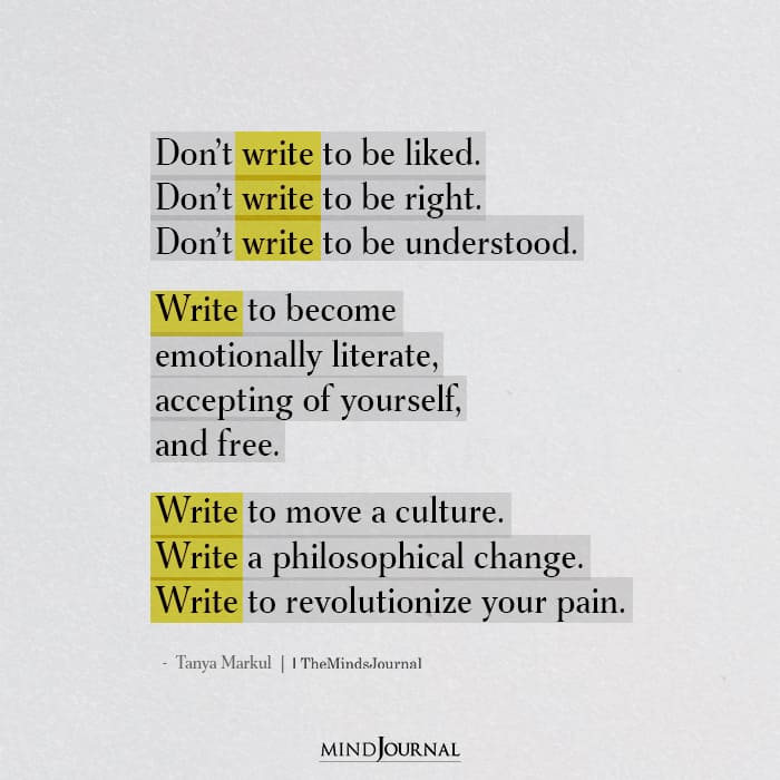 Don't Write To Be Liked