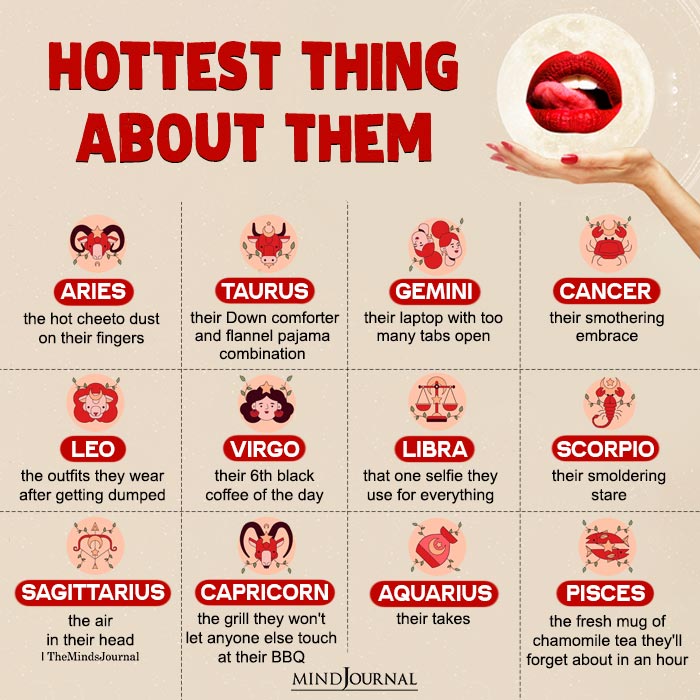 Hottest Thing About Each Zodiac Sign