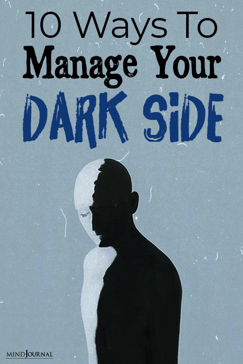 How manage control your dark side pin