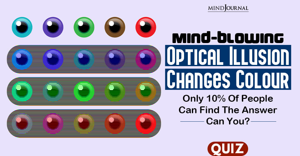 Mind-blowing Optical Illusion Changes Colour –  Only 10% Of People Can Find The Answer In 10 Seconds, Can You?