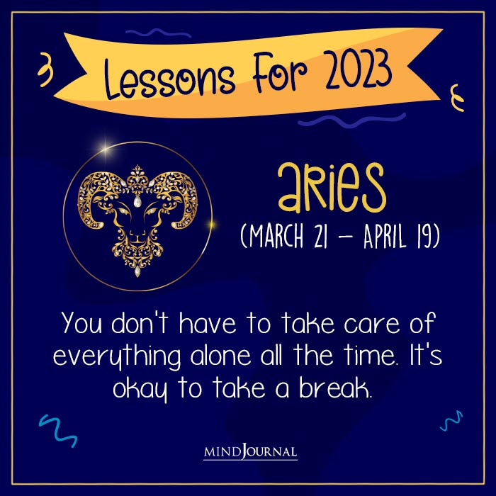 New Year Lessons That Are In Store For You aries