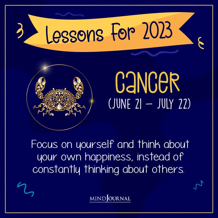 New Year Lessons That Are In Store For You cancer