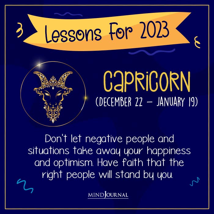 New Year Lessons That Are In Store For You capricorn
