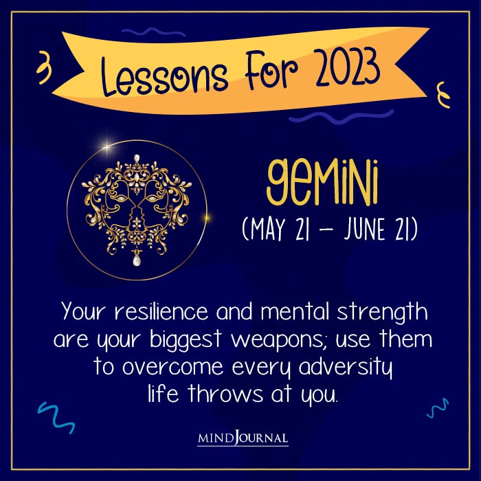 New Year Lessons That Are In Store For You gemini