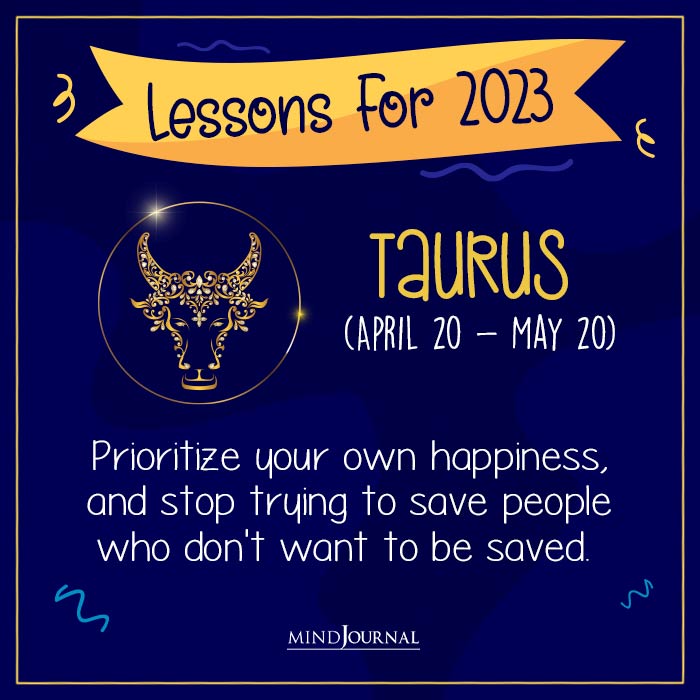 New Year Lessons That Are In Store For You taurus