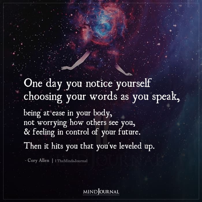 Notice Yourself Choosing Your Words As You Speak