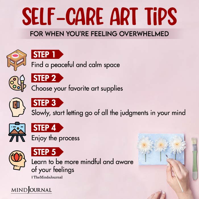Self Care Art Tips For When You're Feeling Overwhelmed