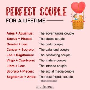The Perfect Zodiac Sign Couples For A Lifetime - Zodiac Memes
