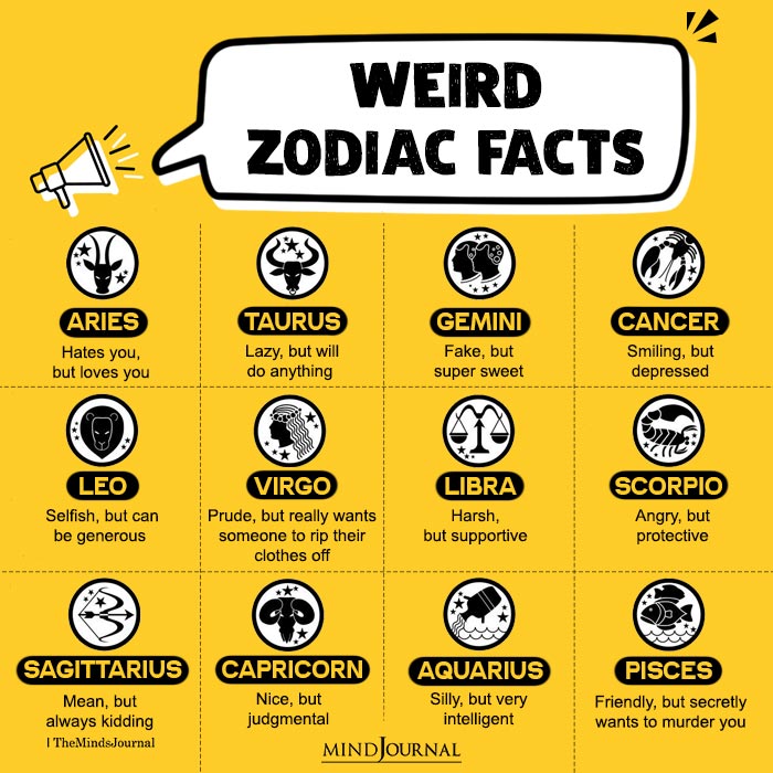 Weird Facts About Each Zodiac Sign