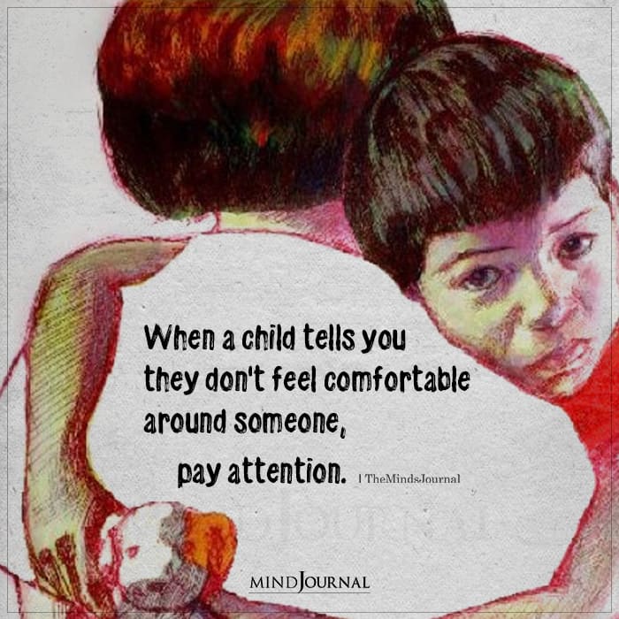 When A Child Tells You They Don’t Feel Comfortable