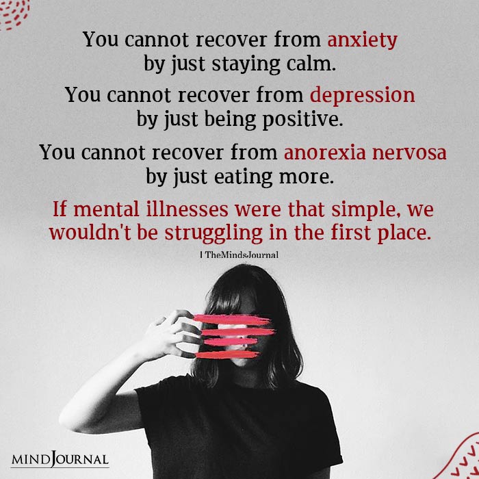 You Cannot Recover From Anxiety