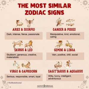 Zodiac Signs Who Are Very Similar To Each Other - Zodiac Memes