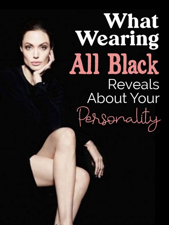 What Wearing All Black Reveals About Your Personality