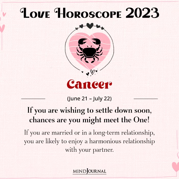 Love Horoscope Cancer 