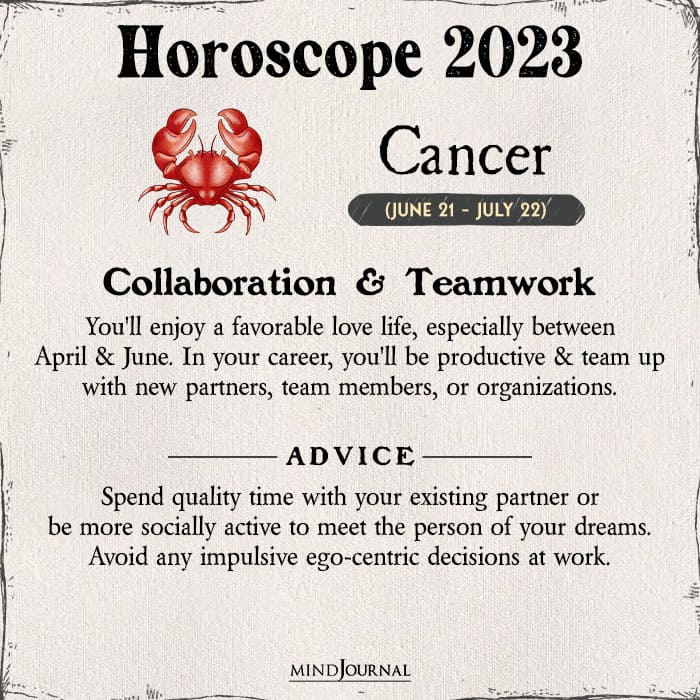 Yearly Horoscope Cancer 