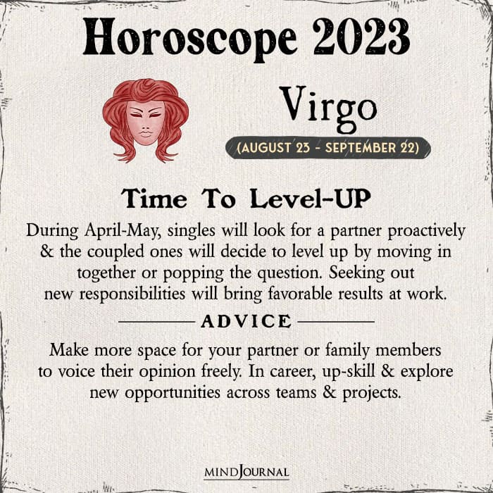 Yearly Horoscope Virgo 