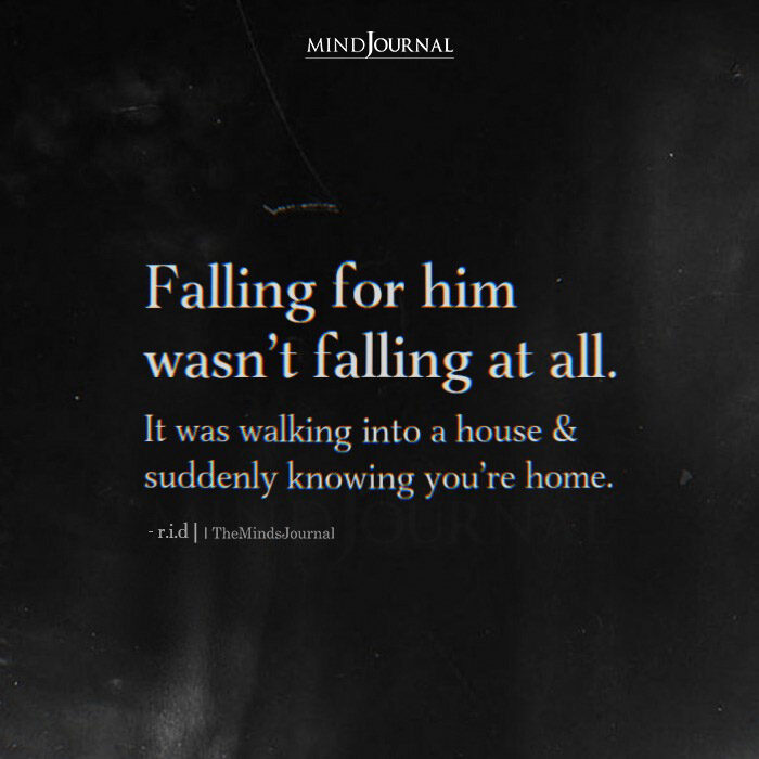 Falling For Him Wasnt Falling