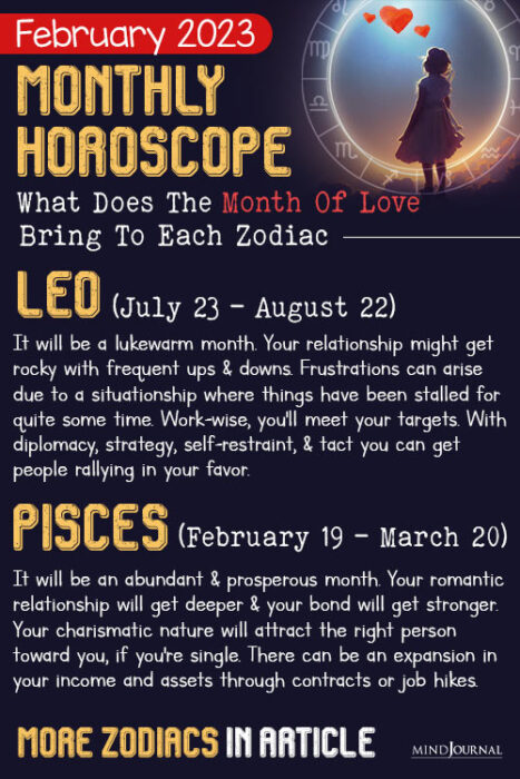February zodiac sign Horoscope detail