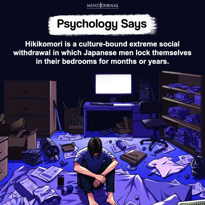 Hikikomori is a culture bound extreme social withdrawal