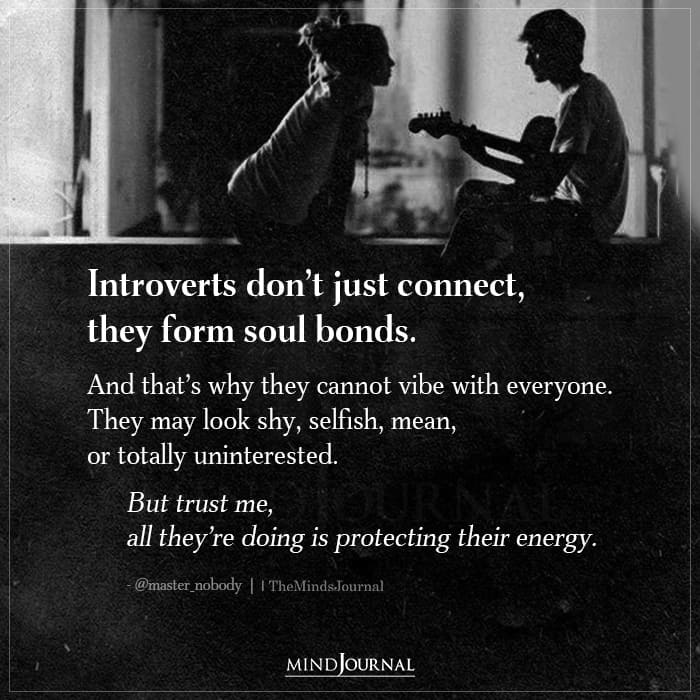 Introverts Don’t Just Connect They Form Soul Bonds