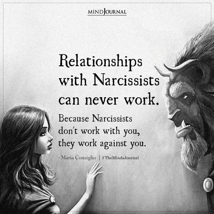 Relationships With Narcissists Can Never Work
