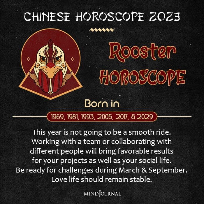 Rooster Horoscope