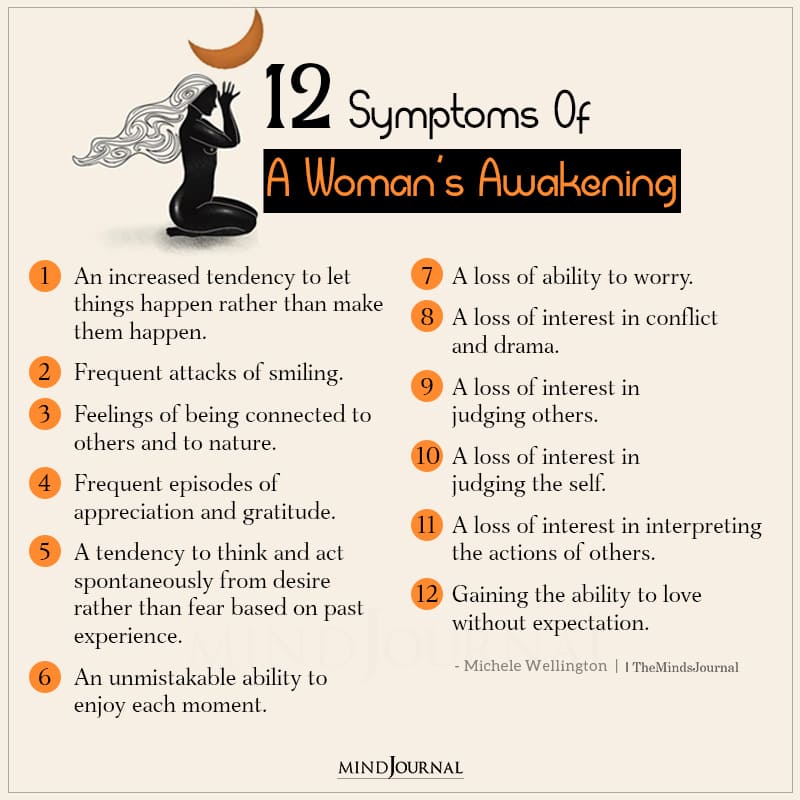 Symptoms Of A Womans Awakening