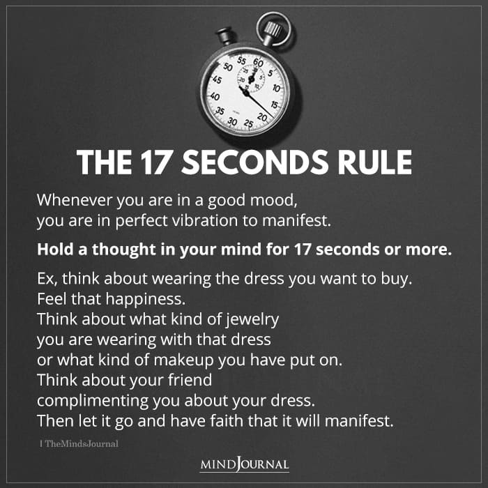 The 17 Seconds Rule
