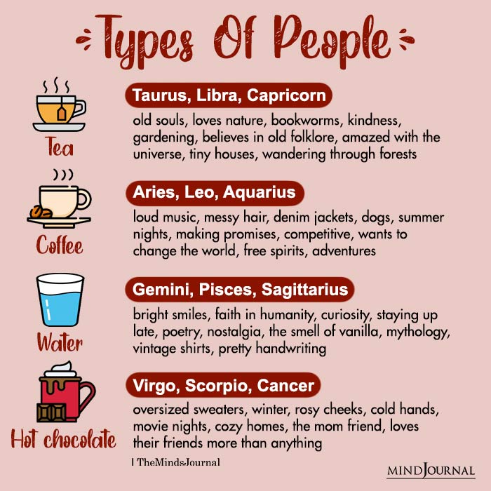 The 4 Types Of People According To Zodiac Signs