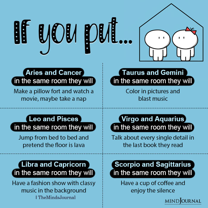 These Zodiac Sign Combos Will Get Along Just Fine - Zodiac Memes