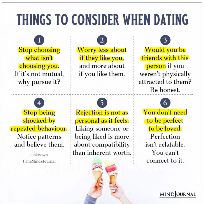 Things To Consider When Dating