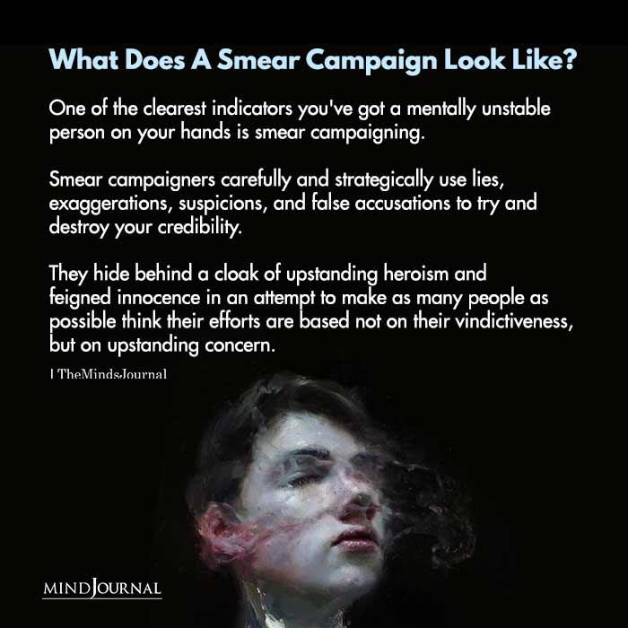 What Does A Smear Campaign Look Like