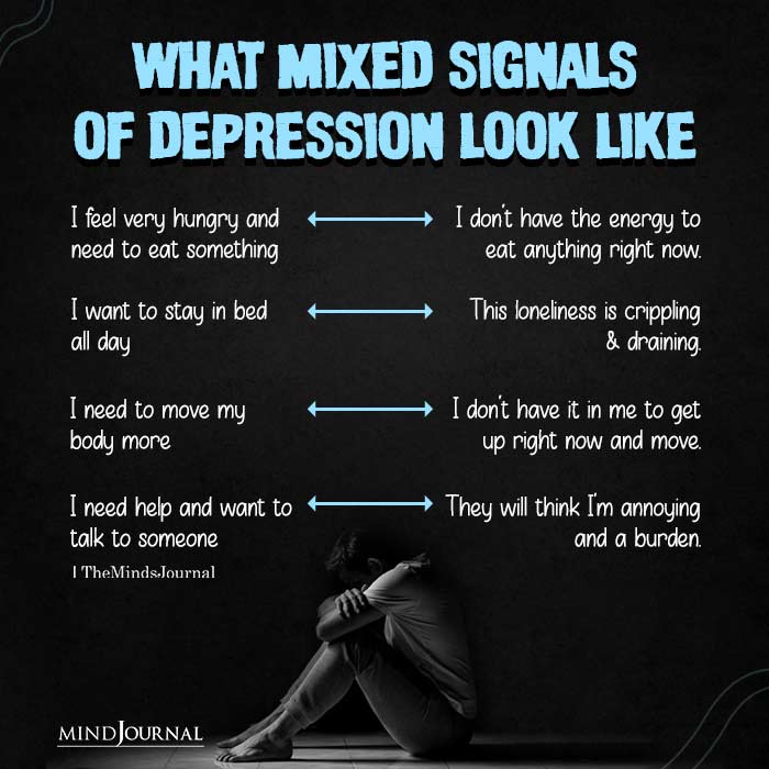 What Mixed Signals Of Depression Look Like